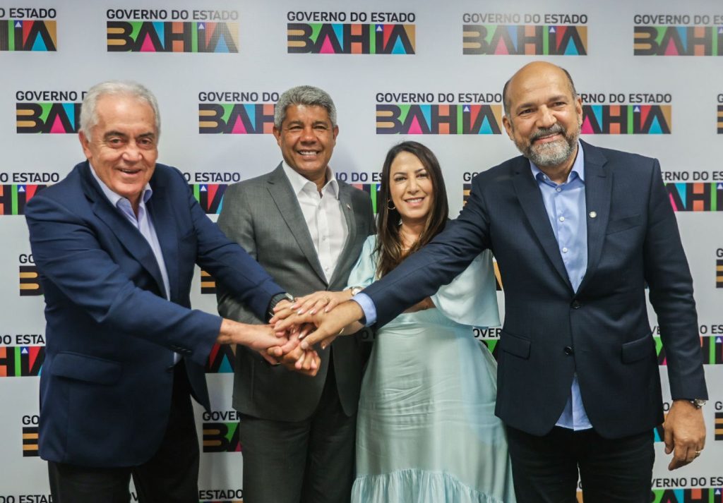 Senador Otto Alencar, Robério e Cláudia Oliveira participam de reunião com governador Jerônimo e reforçam parceria