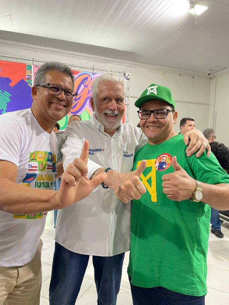Vereador João Garçom participa de PGP da Juventude ao lado de Wenceslau e Jaques Wagner em Teixeira de Freitas